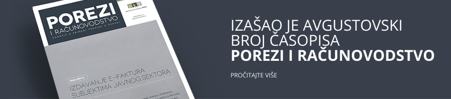 Novi broj časopisa Porezi